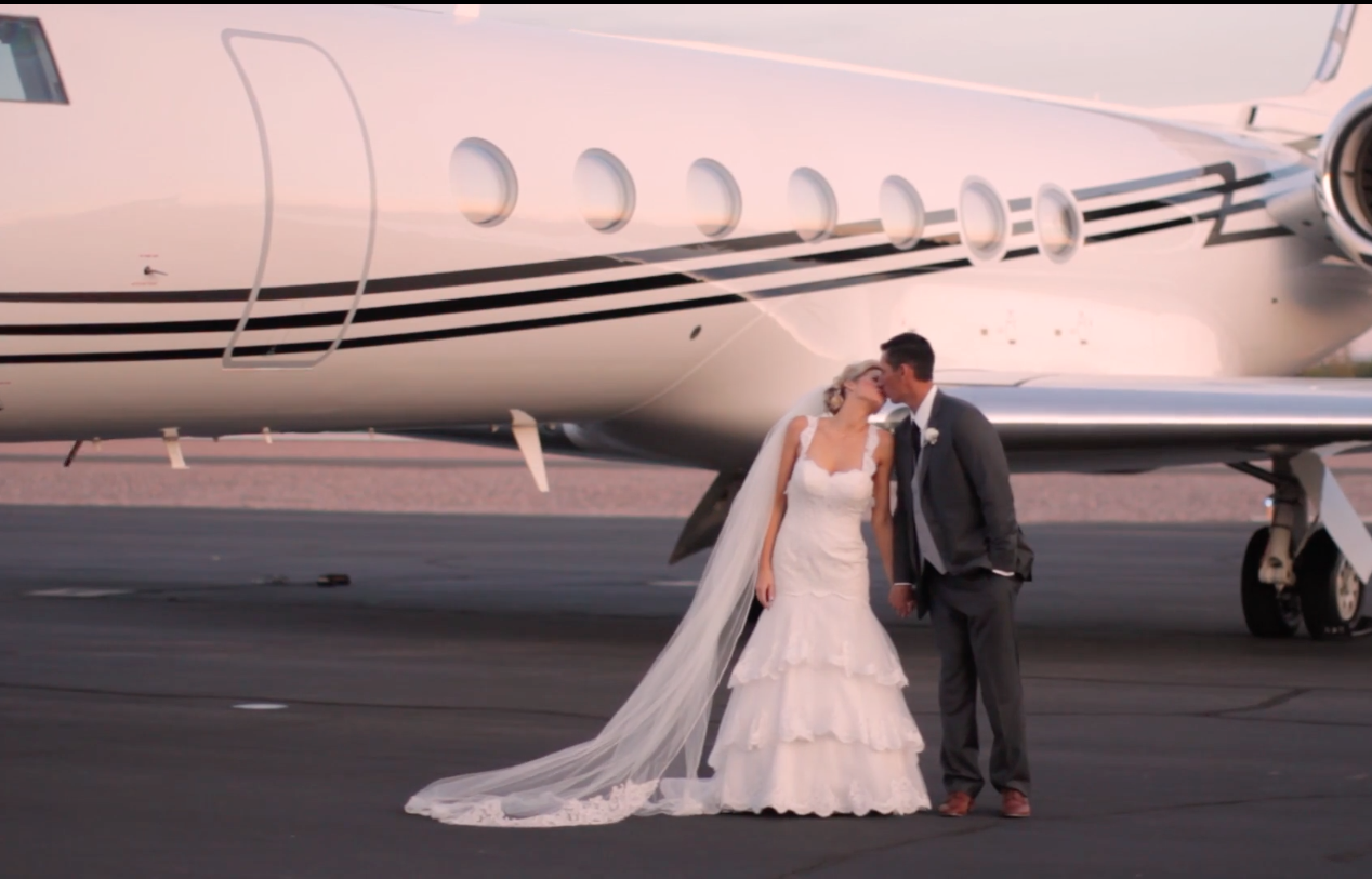 Romantic Wedding at Scottsdale Airpark | Videographer Phoenix