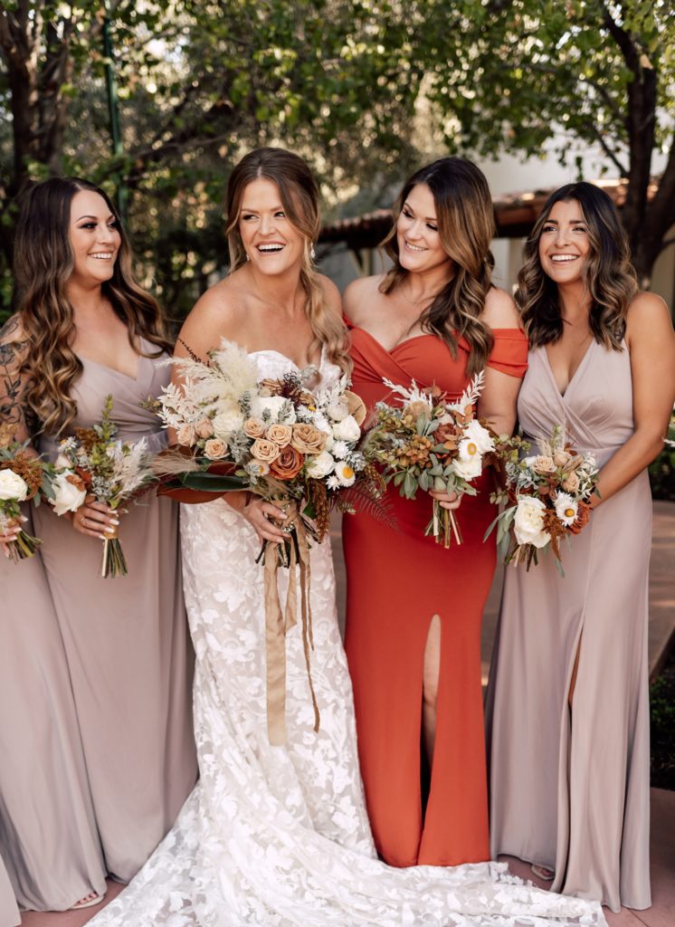 Fall Colored Bridesmaid Dresses